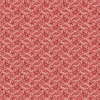 Forest Glen A-10059-R Raspberry by Renee Nanneman for Andover Fabrics, Image