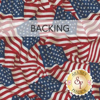  Trip Around The World Panel Quilt - Stars & Stripes 13 - Backing 2-1/8 yds, Image