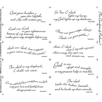 Comfort of Psalms VII Panel - White, Image