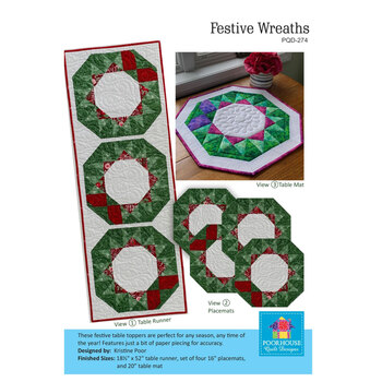 Festive Wreaths Pattern, Image