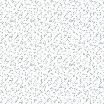 Quilter's Flour VI 1679-01W White Ditsy Bud by Henry Glass Fabrics, Image