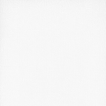 Quilter's Flour VI 1688-01W White Stacked Daisies by Henry Glass Fabrics, Image