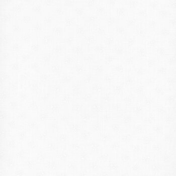 Quilter's Flour VI 1694-01W White Small Buds by Henry Glass Fabrics, Image