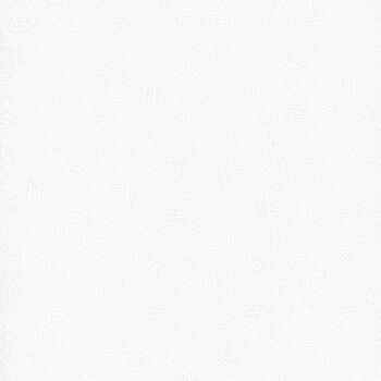 Quilter's Flour VI 1695-01W White Paisley by Henry Glass Fabrics, Image