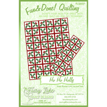 Ho Ho Holly Quilt Pattern, Image