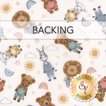  Be Strong and Courageous Quilt - Backing 4-1/3 yds, Image