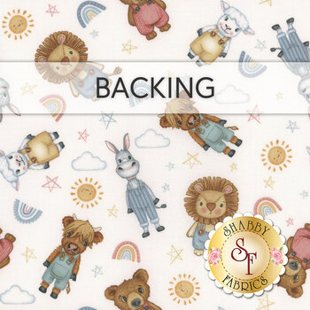  Be Strong and Courageous Quilt - Backing 4-1/3 yds, Image