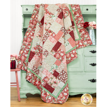  Easy as ABC and 123 Quilt Kit - Regal Rose, Image