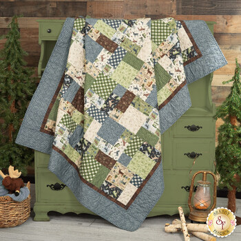  Easy as ABC and 123 Quilt Kit - Lodge Life, Image