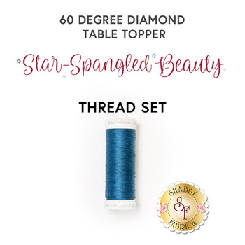  60 Degree Diamond Table Topper - Star-Spangled Beauty - 1pc Thread Set, Image