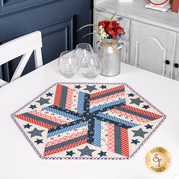  60 Degree Diamond Table Topper Kit - Star-Spangled Beauty, Image