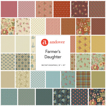 Farmer's Daughter  38 Fat Eighth Set by Laundry Basket Quilts for Andover Fabrics, Image