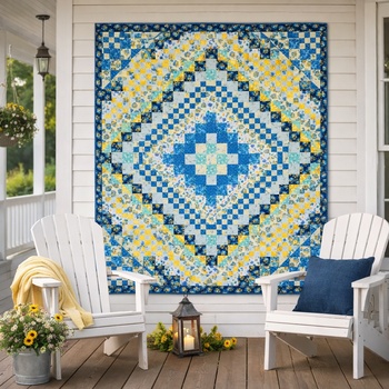  Trip Around The World Quilt Kit - Sunlit Serenade, Image