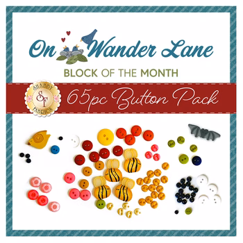  On Wander Lane Quilt - 65pc Button Pack - RESERVE, Image