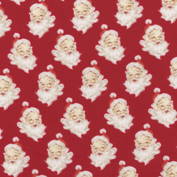 Old Fashioned Christmas Flannel F15031-Red by My Mind's Eye for Riley Blake Designs, Image