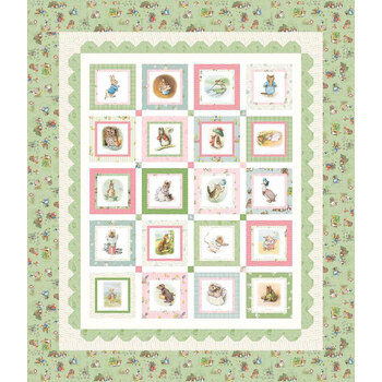  Peter Rabbit & Friends - Panel Quilt Kit, Image