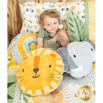  Minky Pillow Set - Sunny Safari, Image