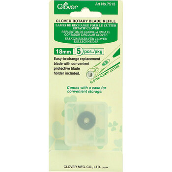 Clover 18mm Replacement Rotary Blades - 5ct, Image