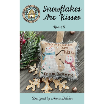 Snowflakes Are Kisses Cross Stitch Pattern