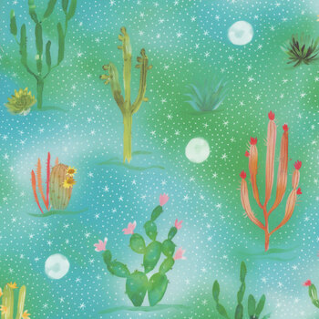 Desert Dreams MAS10981-BZ Blue/Multi by Maywood Studio, Image