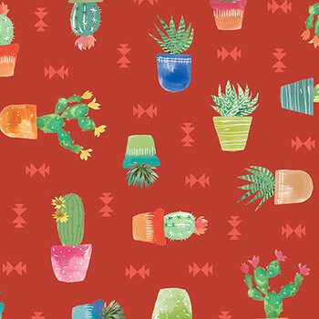 Desert Dreams MAS10984-R Red by Maywood Studio, Image