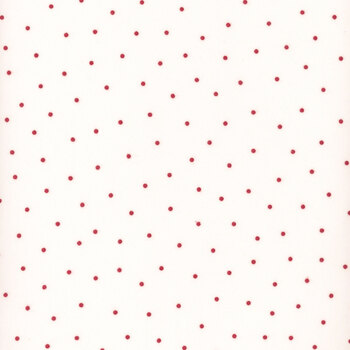 Kimberbell Basics Flannel MASF8210-WR White/Red by Maywood Studio, Image