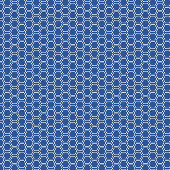 Kimberbell Basics Flannel MASF8256-N Deep Blue by Maywood Studio, Image