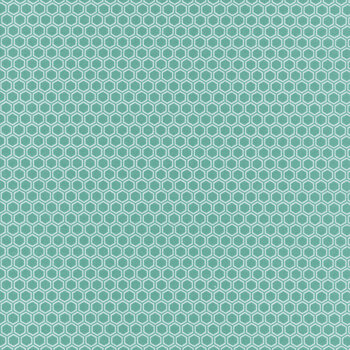 Kimberbell Basics Flannel MASF8256-Q Teal by Maywood Studio, Image