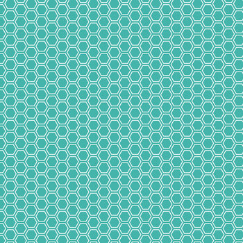 Kimberbell Basics Flannel MASF8256-Q Teal by Maywood Studio, Image
