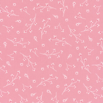 Kimberbell Basics Flannel MASF8260-P2 Pink by Maywood Studio, Image