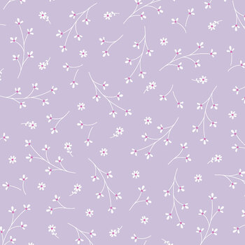 Kimberbell Basics Flannel MASF8260-V2 Violet by Maywood Studio, Image