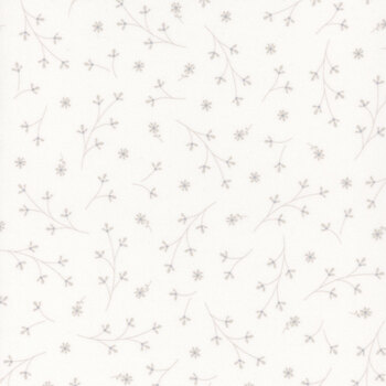 Kimberbell Basics Flannel MASF8260-W3 White by Maywood Studio, Image