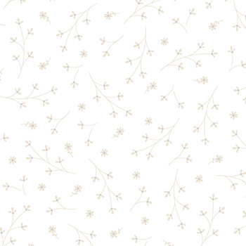 Kimberbell Basics Flannel MASF8260-W3 White by Maywood Studio, Image