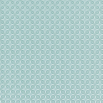 Kimberbell Basics Flannel MASF9396-Q Aqua by Maywood Studio, Image