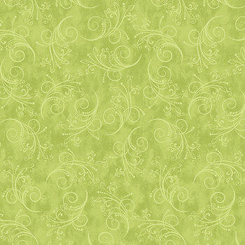 Equinox 13469-40 Lime by Painted Sky Studio for Benartex, Image