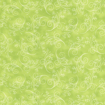 Equinox 13469-40 Lime by Painted Sky Studio for Benartex, Image