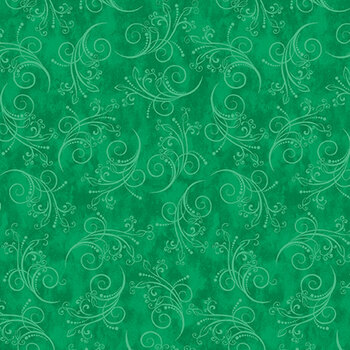 Equinox 13469-46 Emerald by Painted Sky Studio for Benartex, Image