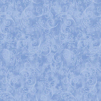 Equinox 13469-56 Blue by Painted Sky Studio for Benartex, Image