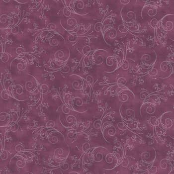 Equinox 13469-68 Plum by Painted Sky Studio for Benartex, Image
