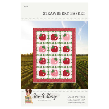 Strawberry Basket Quilt Pattern, Image
