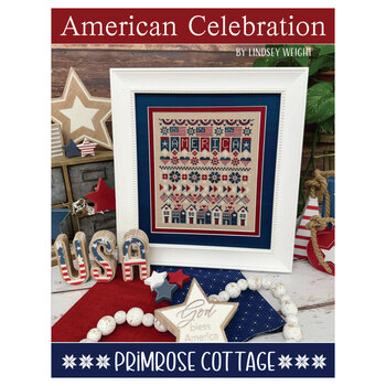 American Celebration Cross Stitch Pattern, Image