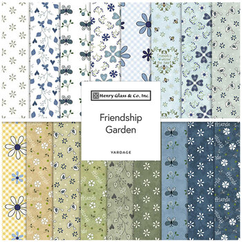 Friendship Garden  Yardage by Gail Pan for Henry Glass Fabrics, Image