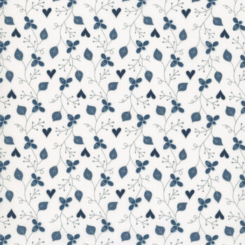Friendship Garden 3630-11 White Friendship Vine by Gail Pan for Henry Glass Fabrics