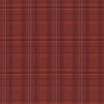 Hearth & Home 3620-88 Red Printed Plaid by Janet Rae Nesbitt for Henry Glass Fabrics