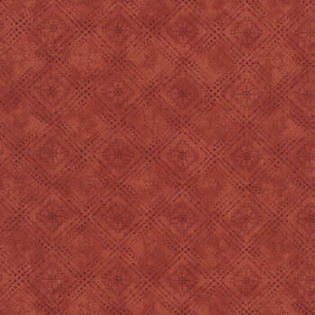 Hearth & Home 3613-80 Light Red Log Cabin Dot by Janet Rae Nesbitt for Henry Glass Fabrics