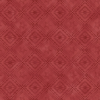 Hearth & Home 3613-80 Light Red Log Cabin Dot by Janet Rae Nesbitt for Henry Glass Fabrics, Image
