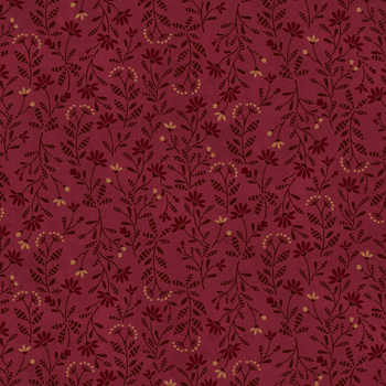 Hearth & Home 3623-88 Red Calico by Janet Rae Nesbitt for Henry Glass Fabrics, Image