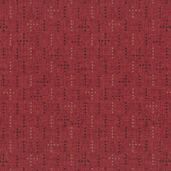Hearth & Home 3619-88 Red Dot Texture by Janet Rae Nesbitt for Henry Glass Fabrics