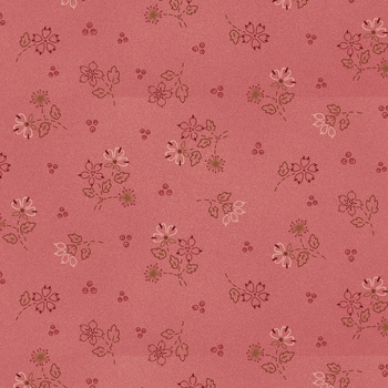 Hearth & Home 3612-22 Pink Stitched Floral by Janet Rae Nesbitt for Henry Glass Fabrics, Image