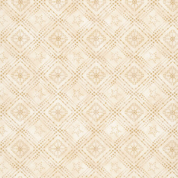 Hearth & Home 3613-44 Cream Log Cabin Dot by Janet Rae Nesbitt for Henry Glass Fabrics